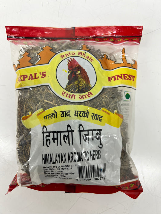 Rato Bhale: Jimbu (Himalayan Aromatic Herb) - 50g